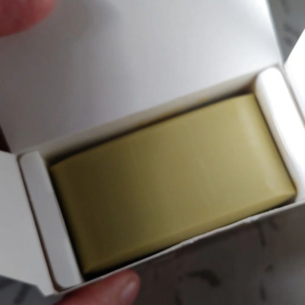 Cabin Soap with Green and Brown Packaging